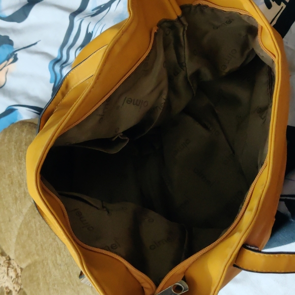 Bright suede tote bag - Picture 5 of 7